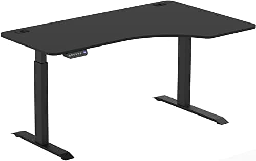 SHW SHW 55-Inch Electric L-Shaped Standing Desk