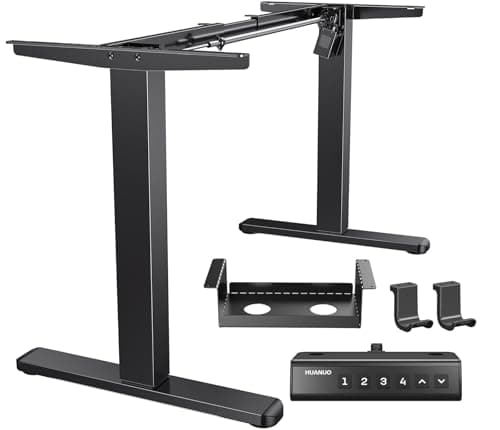 HUANUO HUANUO Brushless-Motor Standing Desk Frame (up to 75×35 in tops)