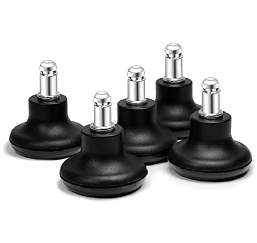 Bell Glides Bell Glides Fixed-Foot Replacement for Office Chair Casters (set of 5)