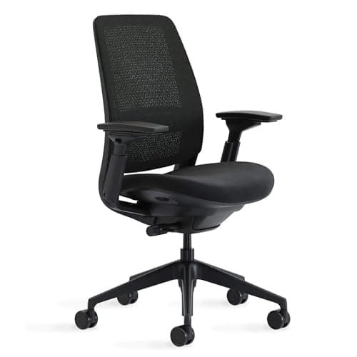 Steelcase Steelcase Series 2 Ergonomic Office Chair, Carpet Floors (Licorice)