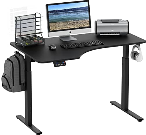 SHW SHW 55-Inch L-Shaped Standing Desk, Left-Facing Corner