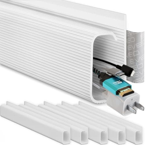 EVEO EVEO J-Channel Cable Raceway (96″, 6-pack)