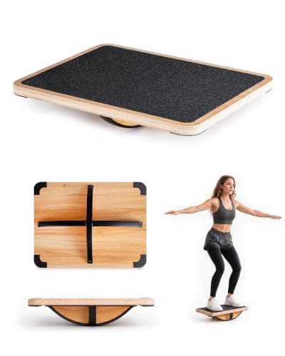 StrongTek StrongTek Advanced Wooden Balance Board (360° cross base)