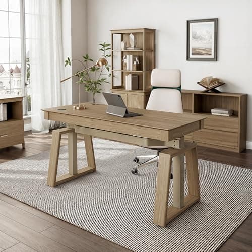 Eureka Ergonomic EUREKA ERGONOMIC 60×26 Executive Standing Desk with 3 Drawers